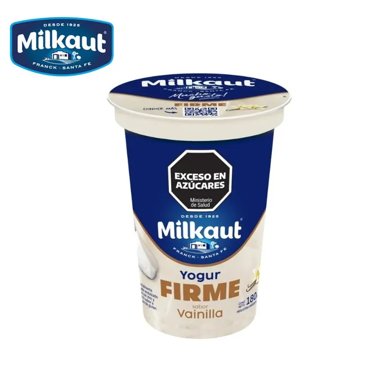 YOGUR MILKAUT 180 GR FIRME VAINILLA (20XB)