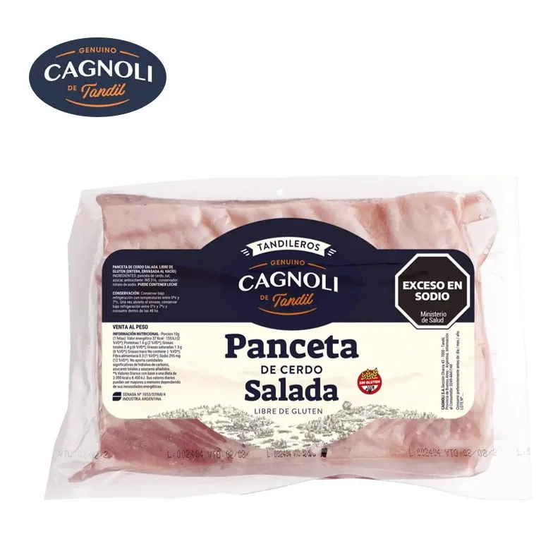 PANCETA CAGNOLI SALADA(1,5 KG)
