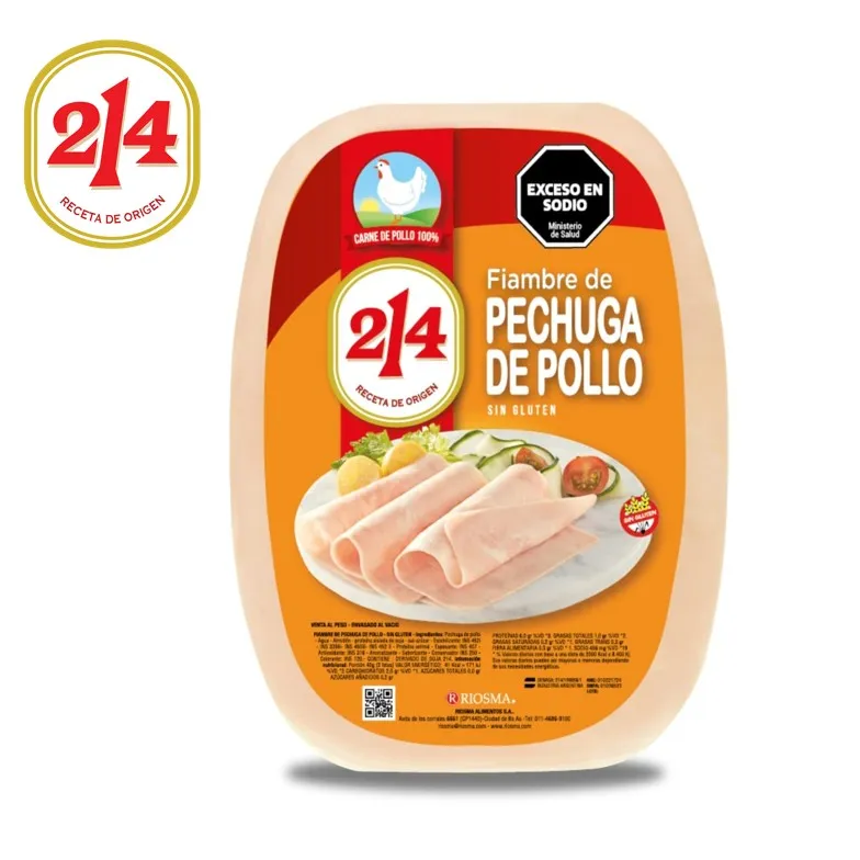 FIAMBRE DE PECHUGA DE POLLO 214 (4 KG APROX)