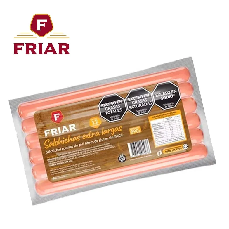 SALCHICHAS SUPER FRIAR 12U 890G (8XB)