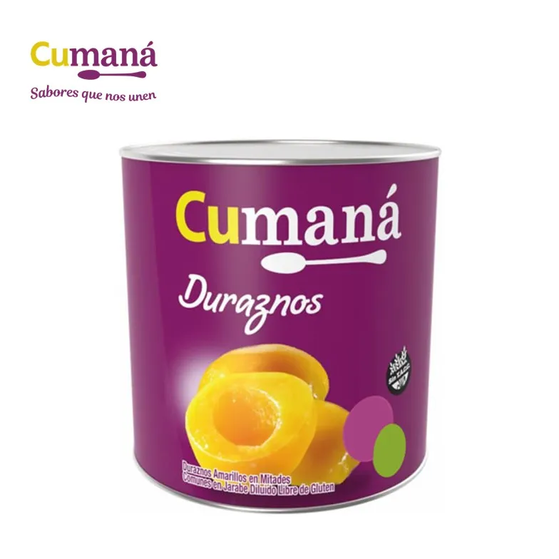 DURAZNO NATURAL CUMANA 820G (12XB)