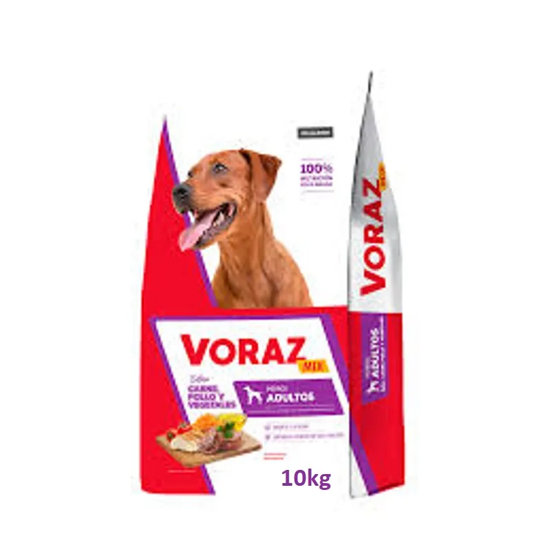 ALIM PERROS VORAZ 10 KG AD MIX  (1XB)