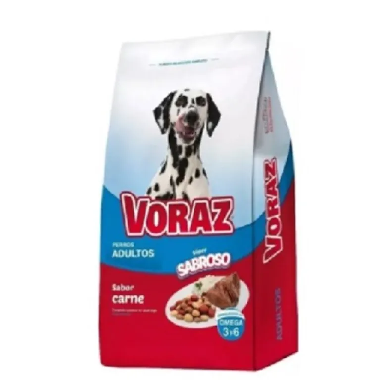 ALIM PERROS VORAZ 20 KG ADULTOS CARNE (1XB)