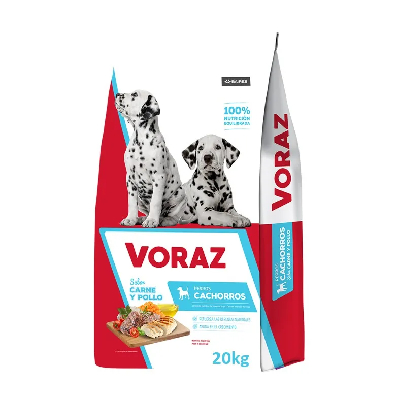 ALIM PERROS VORAZ 20 KG JUNIORS (1XB)