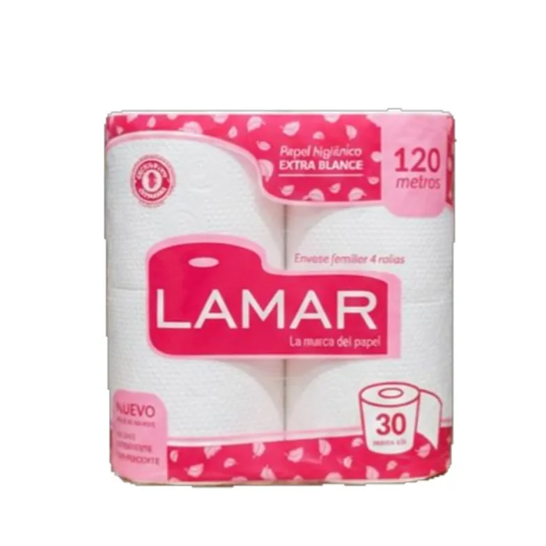 PAPEL HIG LAMAR 4 X 30M ROSA (12XB)