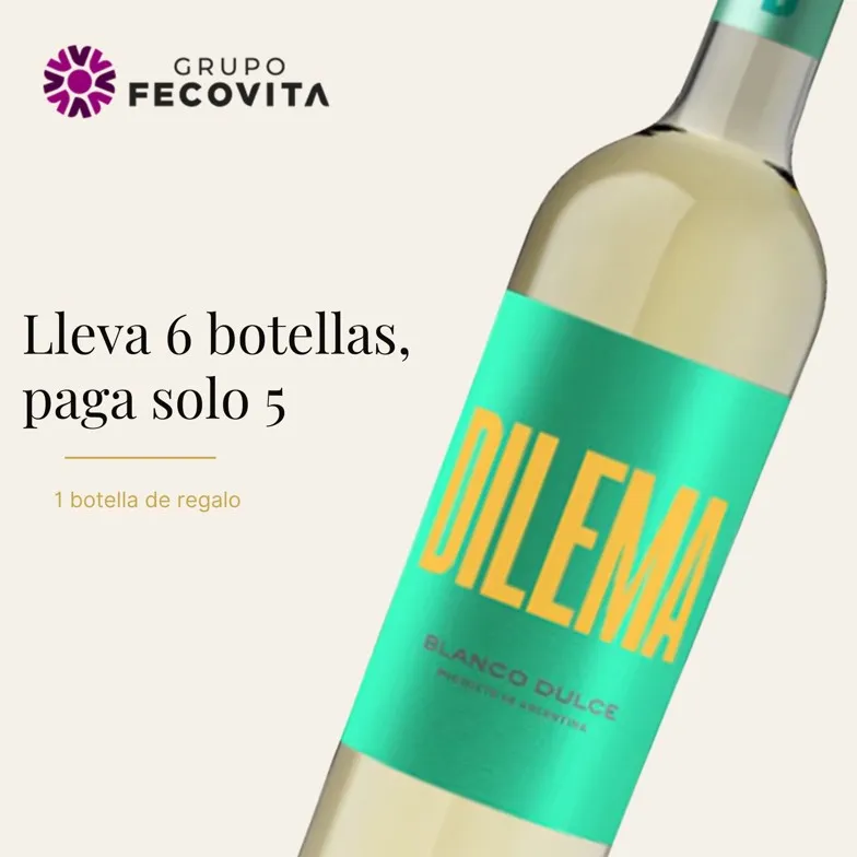 VINO DILEMA BCO DULCE 750ML (6XB)