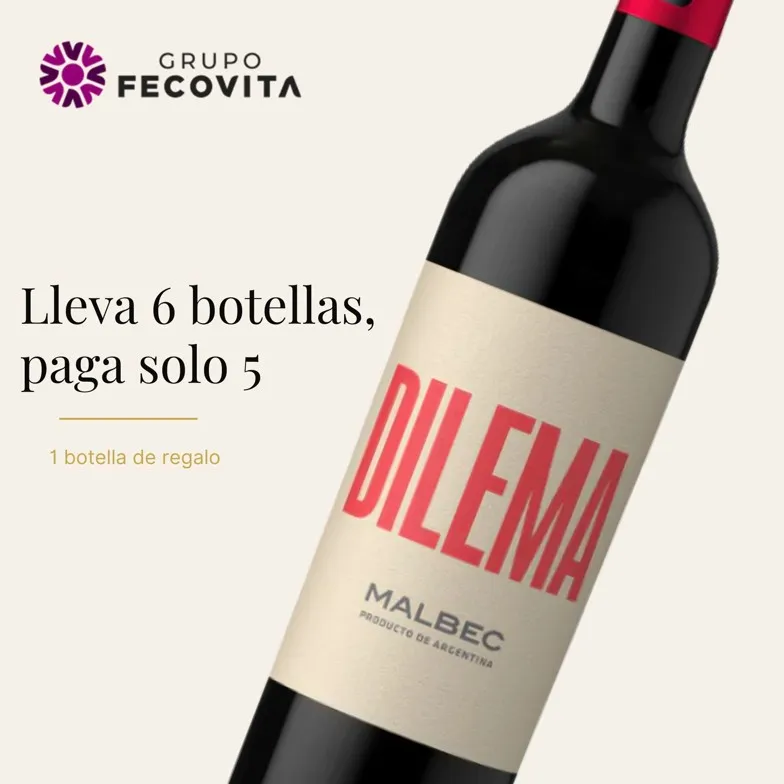 VINO DILEMA MALBEC 750ML (6XB)