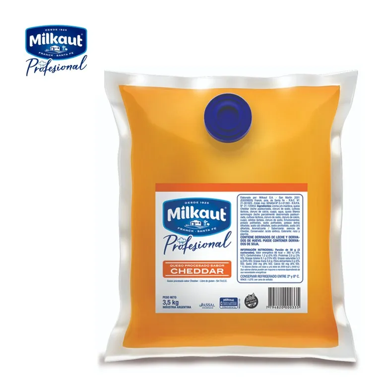 CHEDDAR MILKAUT 3.5 KG POUCH (2 UXB)