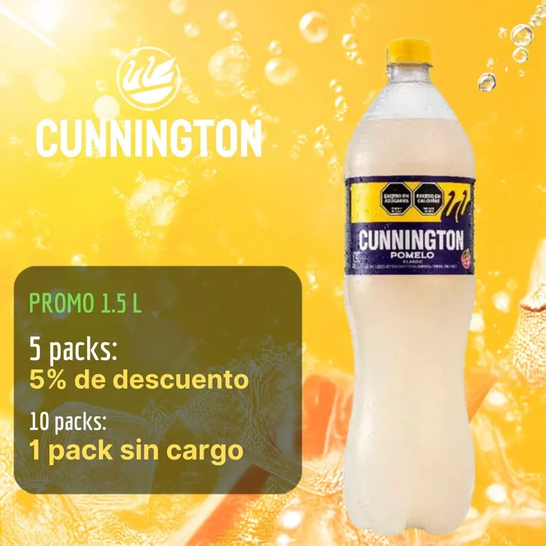 CUNNINGTON  1,5 LT POMELO  6 U