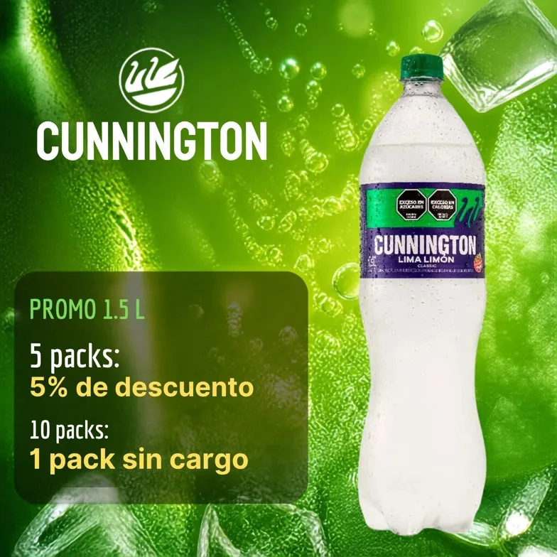 CUNNINGTON  1,5 LT LIMA LIMON  6 U