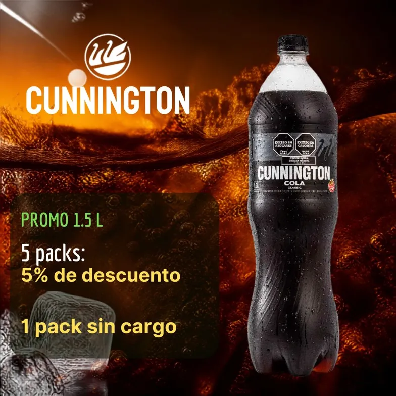 CUNNINGTON  1,5 LT COLA  6 U