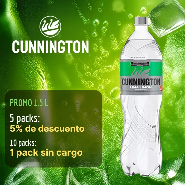 CUNNINGTON  1,5 LT LIMA LIMON SUAVE 6 U