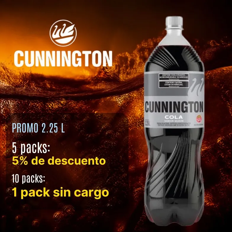 CUNNINGTON  2,25 LT COLA SUAVE 6U