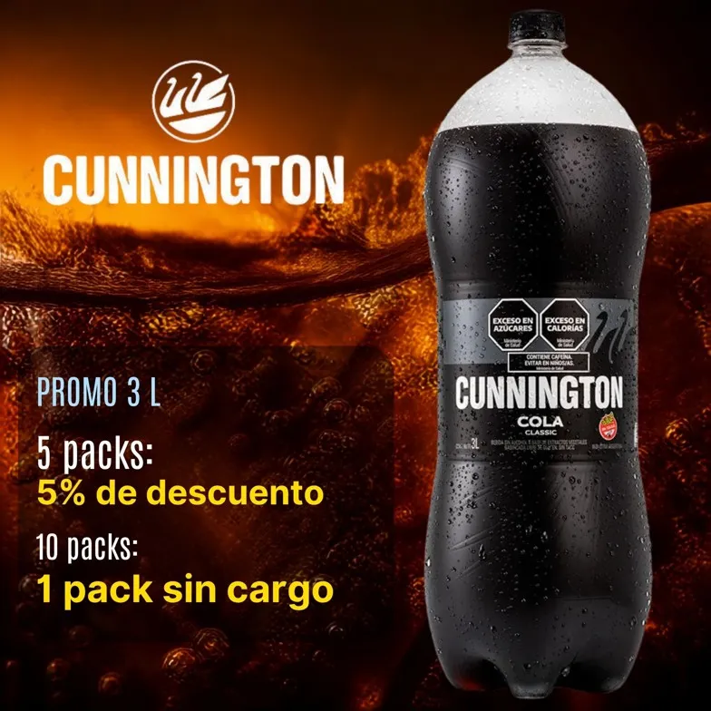 CUNNINGTON  3 LT COLA 4 U
