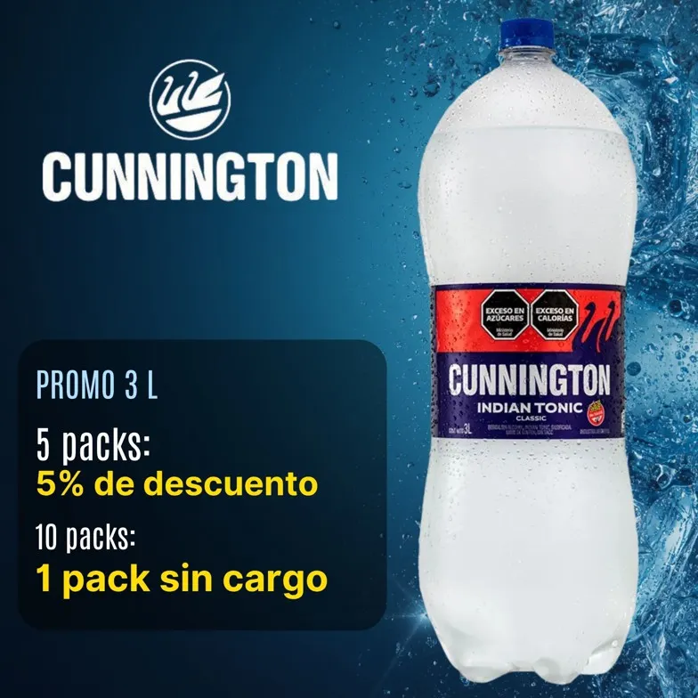 CUNNINGTON  3 LT INDIAN TONIC  4 U