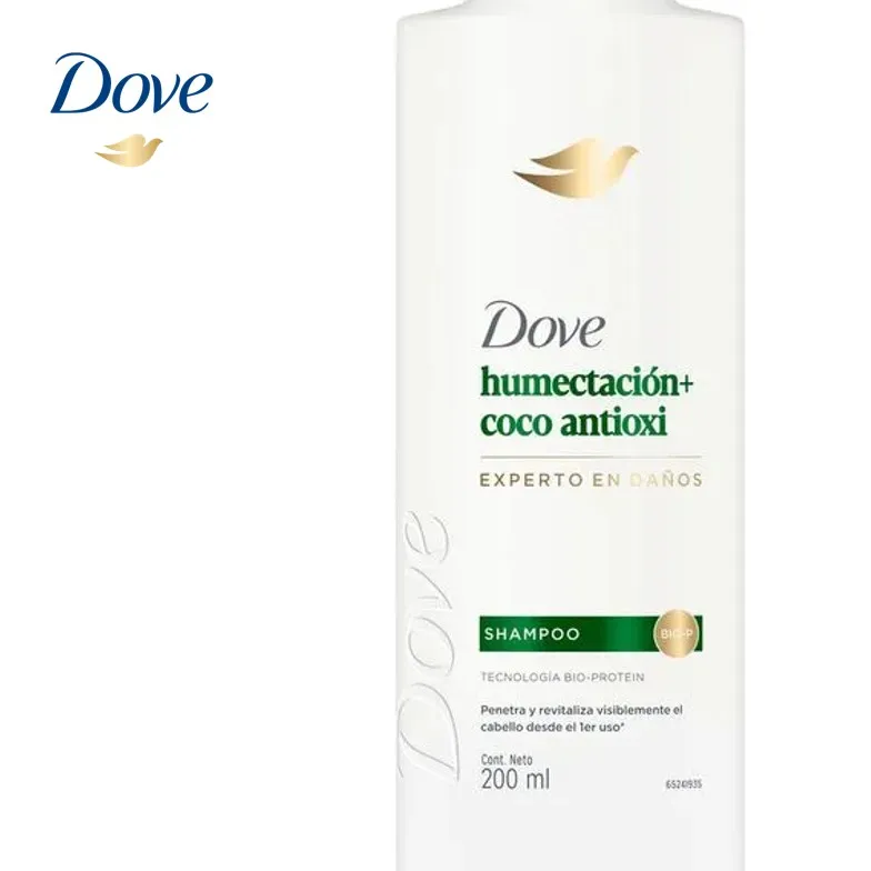 SHAMPOO DOVE 200 ML HUMEC COCO (12XB)