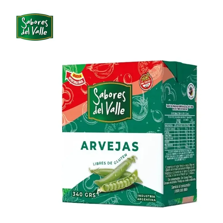 ARVEJAS SAB VALLE 340 GR TETRA(10XB)