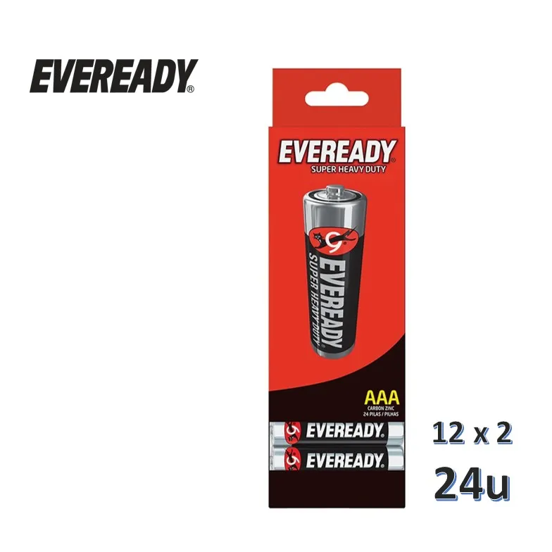PILAS EVEREADY AAA 24 U TUBO (24XB)