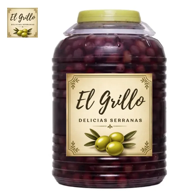 ACEITUNA NEGRA 4000 GR EL GRILLO BALDE
