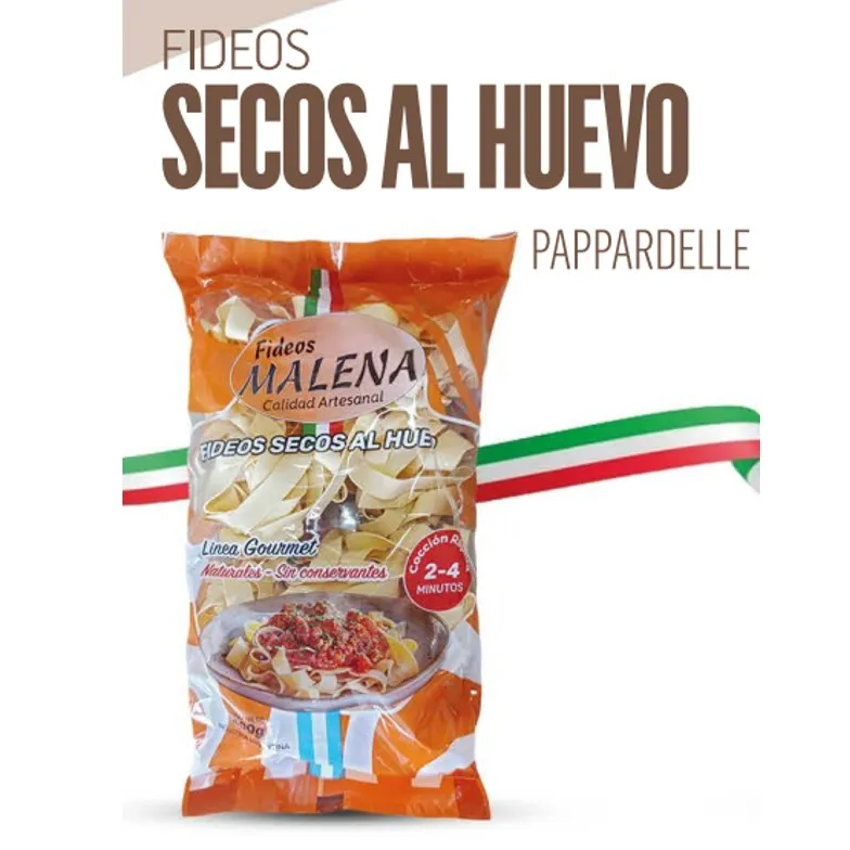 FIDEOS MALENA PAPARDELLE 400G (16XB)