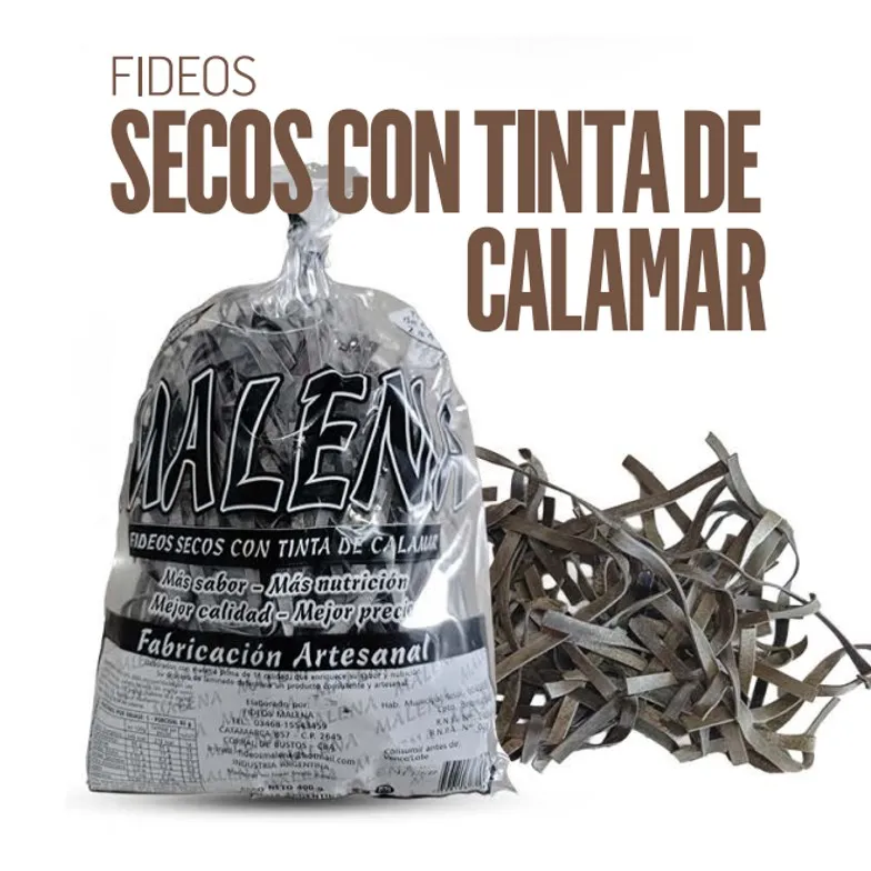 FIDEOS MALENA TINTA CALAMAR 400G (16XB)
