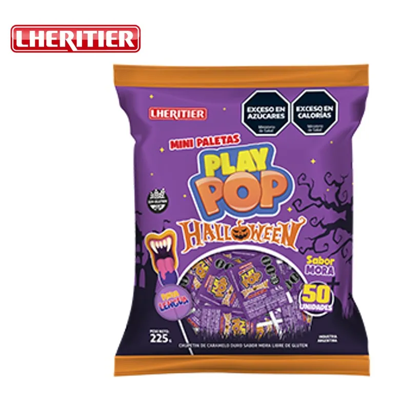 MINI PALETA PLAY POP HALLOWEEN X 50U