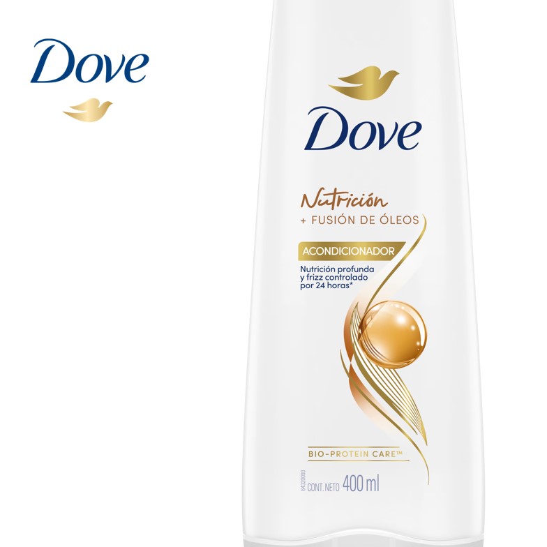 ACOND DOVE 400 ML OLEO NUTRICION (12 UXB)