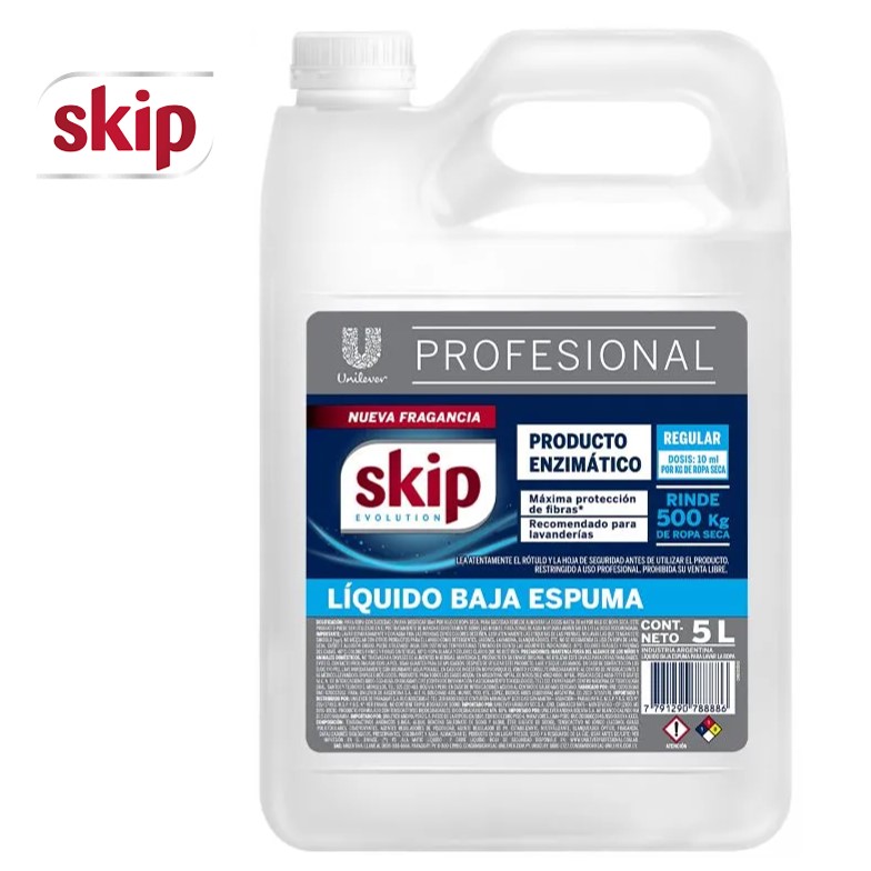 JABON LIQ SKIP 5 LT EVOLUTION BIDON (4UXB)