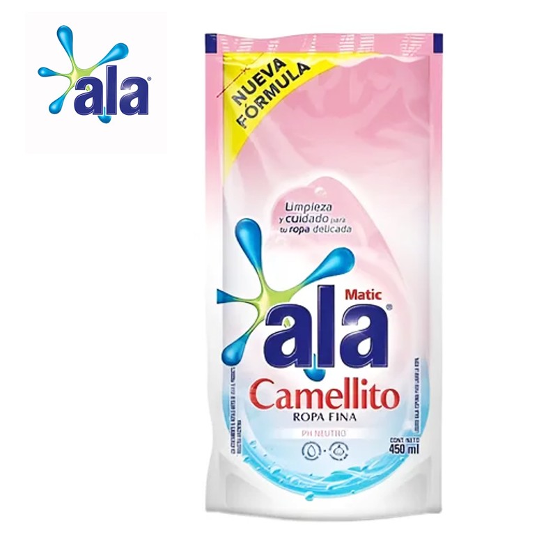 JABON LIQ CAMELLITO 450 ML FINA MATIC (15XB)