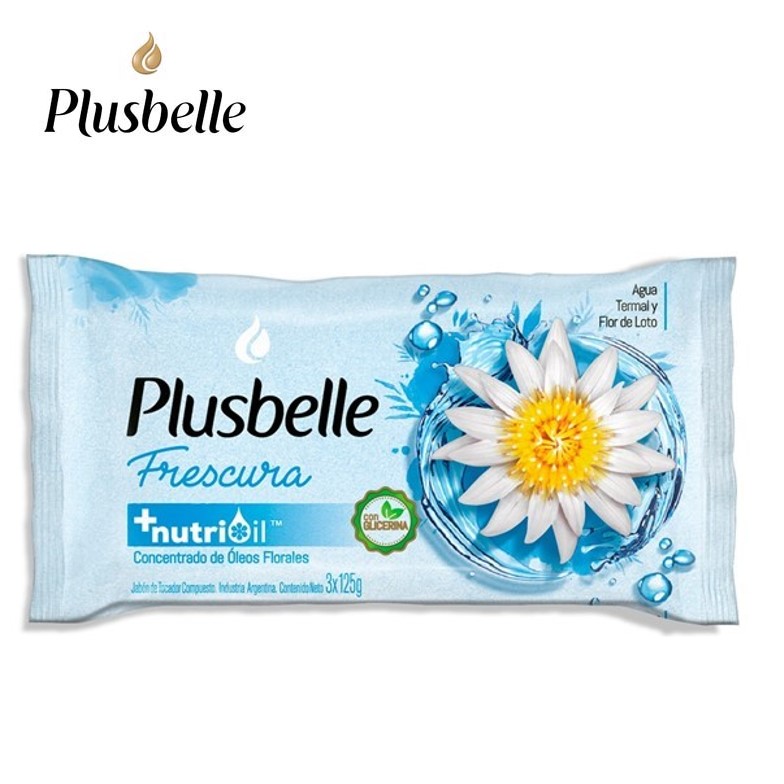 JABON TOC PLUSBELLE 3 U FRESCURA (22UXB)