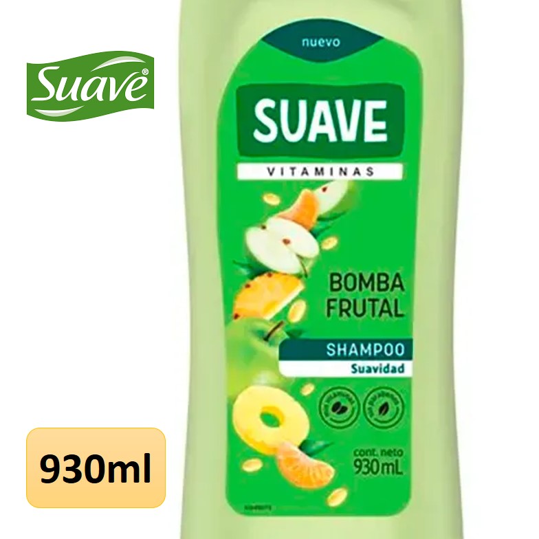 SHAMPOO SUAVE 930 ML BOMBA FRUTAL (8XB)