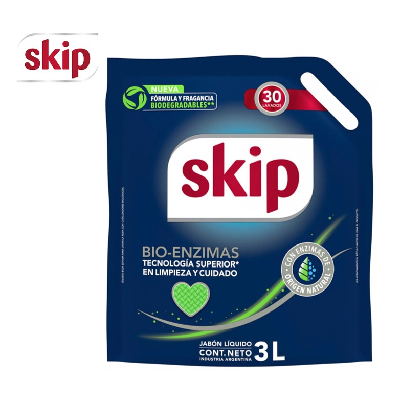 JABON LIQ SKIP 3 LT DP BIO-ENZIMAS (4UXB)