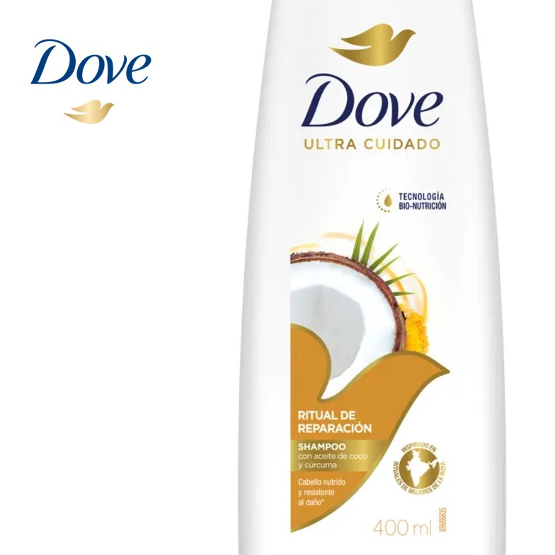 SHAMPOO DOVE 400 ML RITUAL REPAR (12XB)