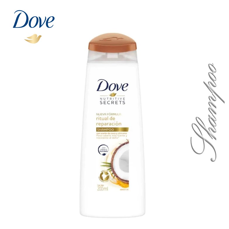 SHAMPOO DOVE 200 ML RITUAL REPARACION (12XB)