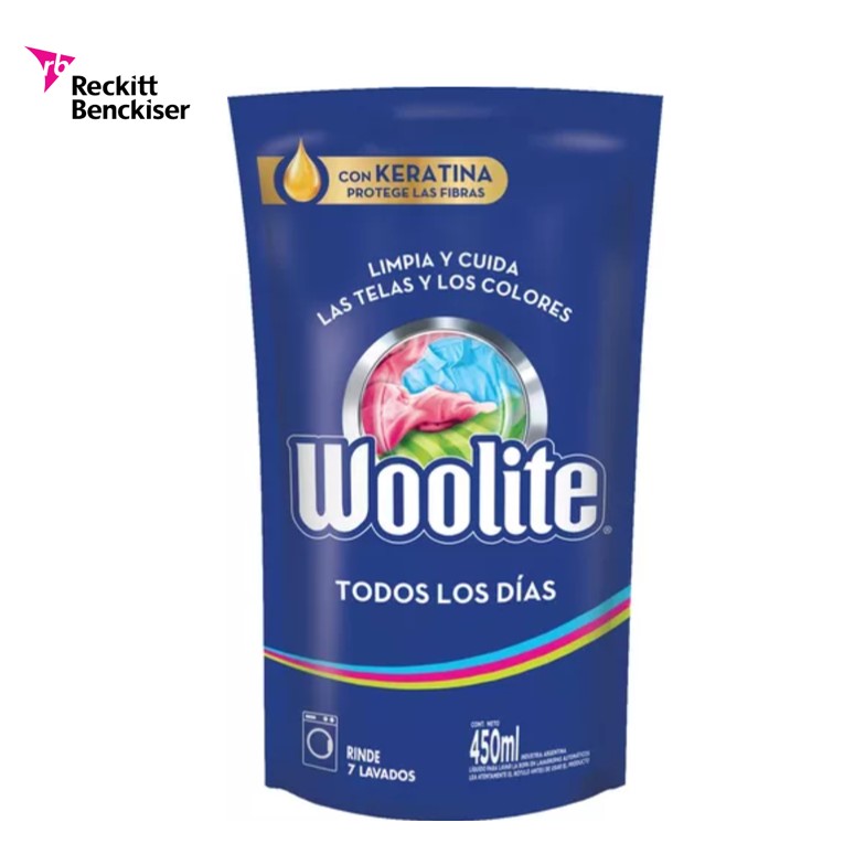 JABON LIQ WOOLITE 450 ML  CUID/PROT (12XB)