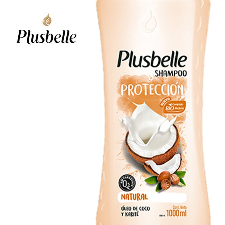 SHAMPOO PLUSBELLE 1 LT PROTECCION (12XB)