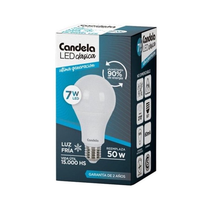 LAMPARA LED CANDELA 7 W FRIA (5 UXB)