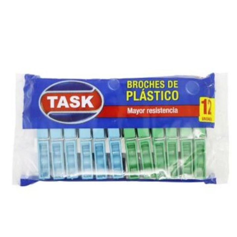 BROCHES TASK 12 U PLASTICOS (48XB)
