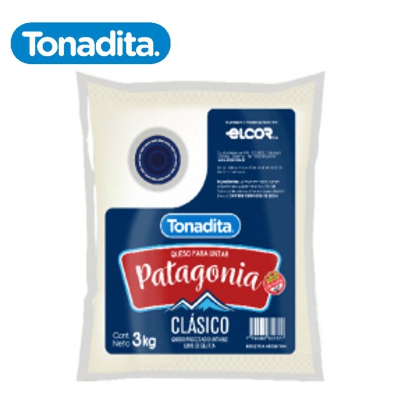 QUESO CREMA PATAGONIA 3 KG SACHET