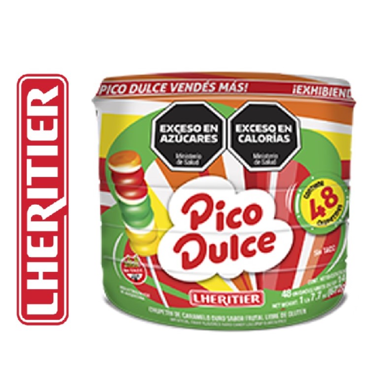 CHUPETIN PICO DULCE 48 U TARRO (12XB)