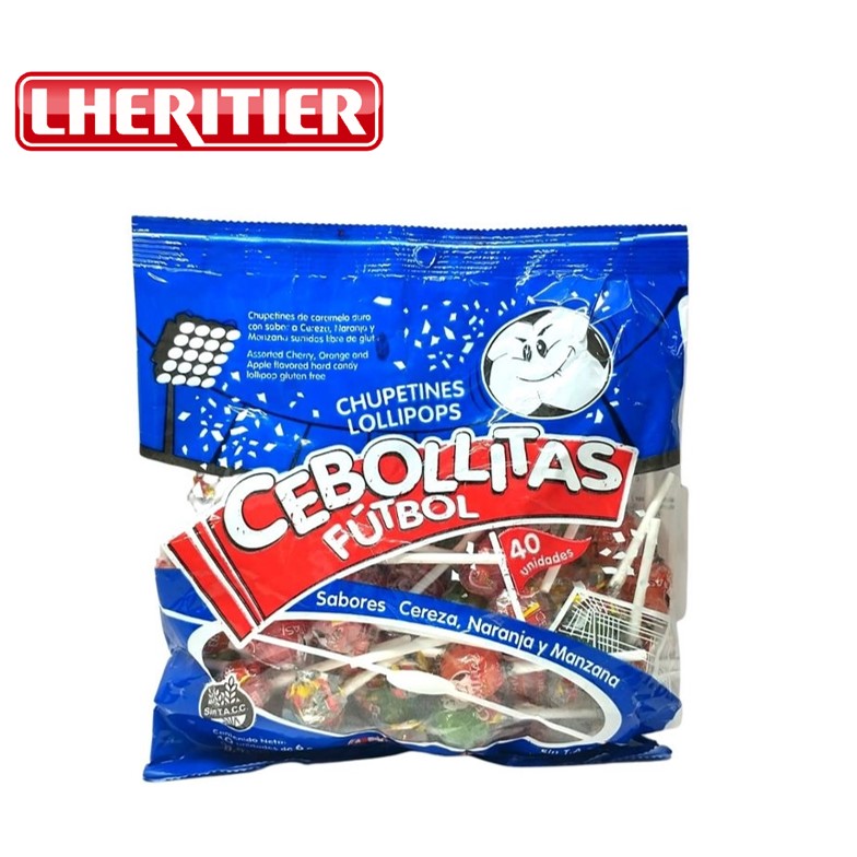 CHUPETIN CEBOLLITAS FUTBOL X 40U (24XB)