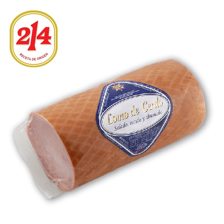 LOMO 214  DE CERDO AHUMADO (1 KG)
