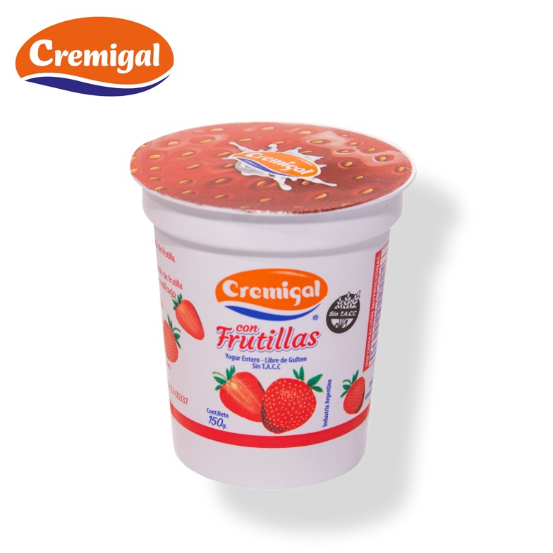 YOGUR CREMIGAL 150 GR FRUT C/FRUT (20XB)
