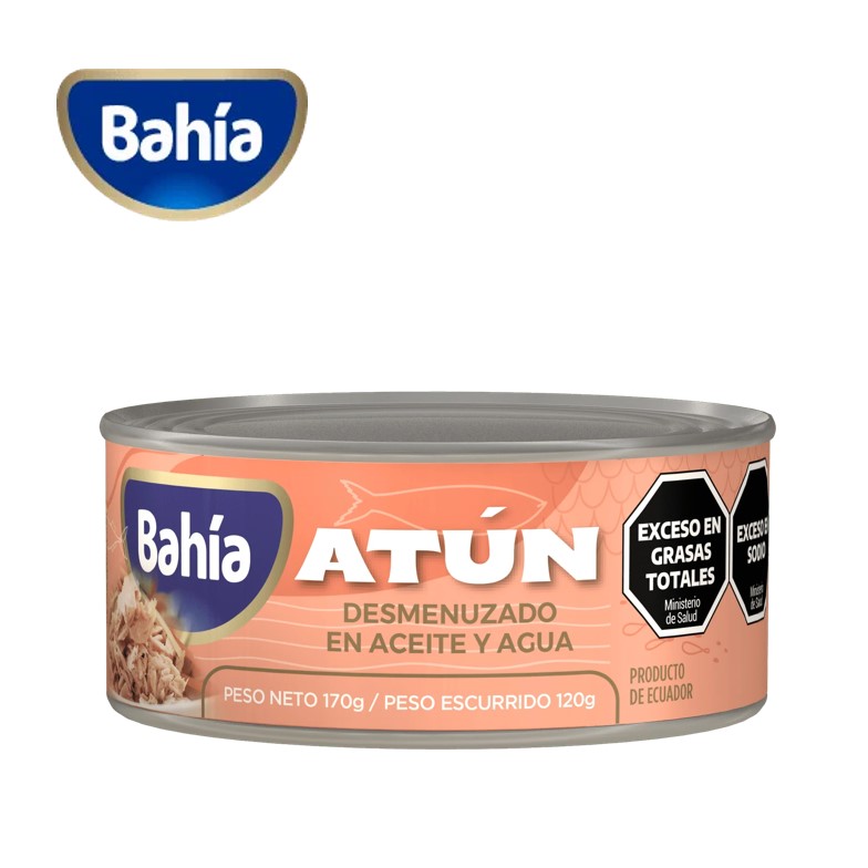 ATUN BAHIA 170 GR DESM ACEITE Y AGUA (48XB)