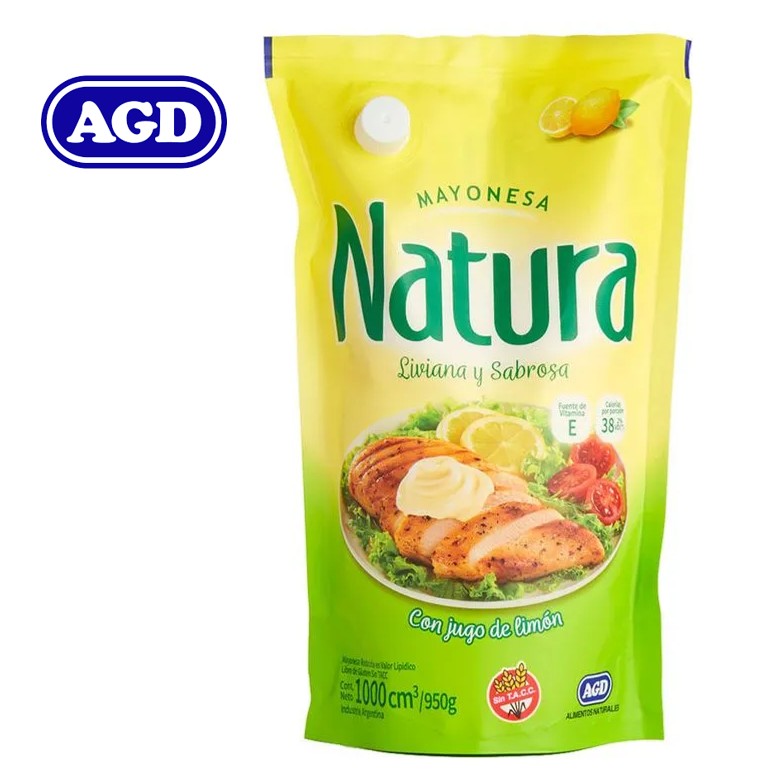 MAYONESA NATURA 1000 GR (12XB) - imagen 2