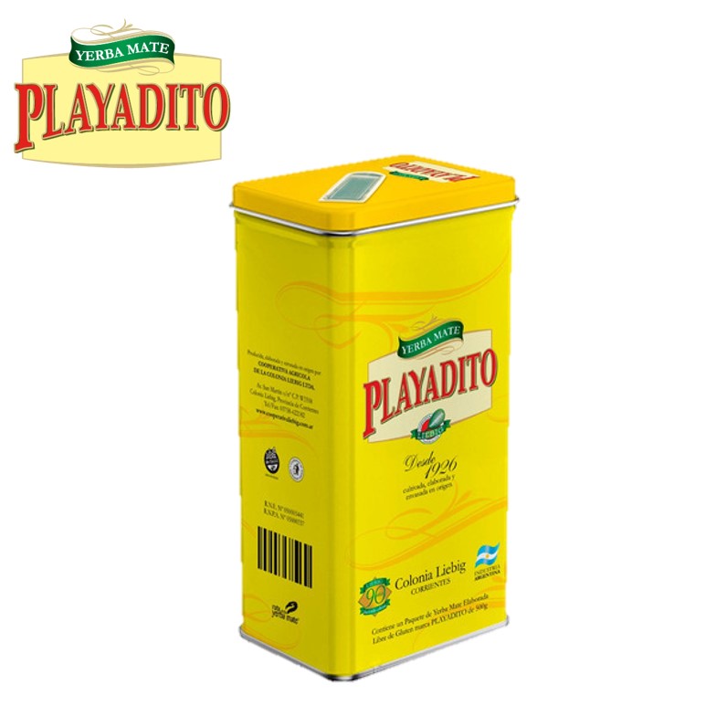 YERBA PLAYADITO LATA 500 GR (10XB)