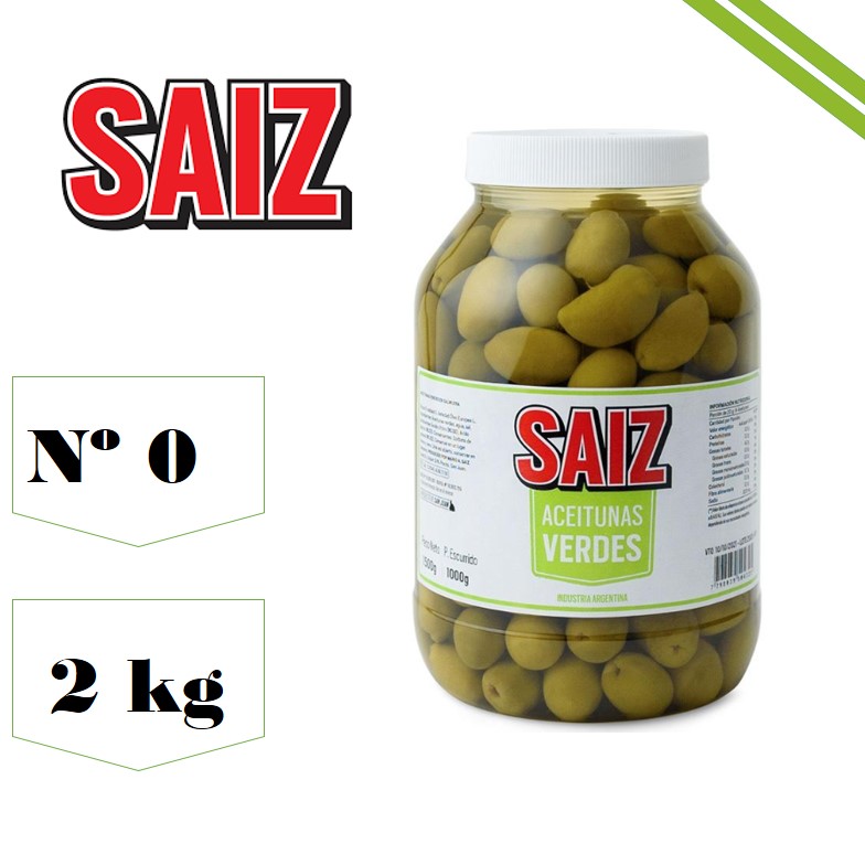 ACEITUNA N°0 2000 GR SAIZ (6XB)