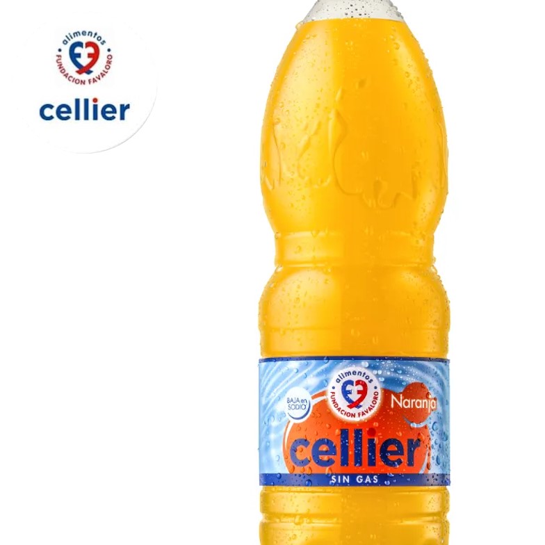AGUA CELLIER 1,5 LT NARANJA S/GAS 6 U