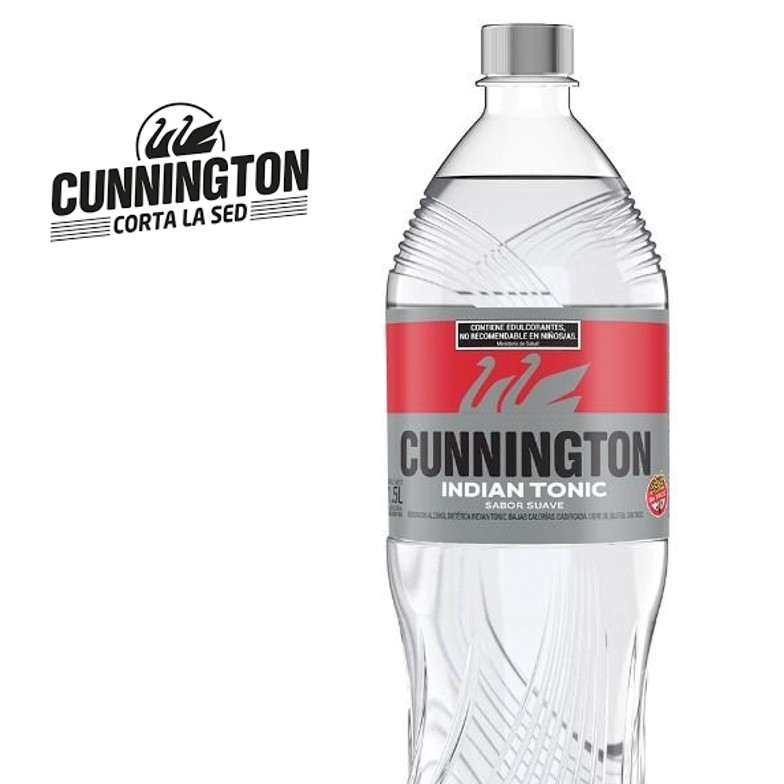 CUNNINGTON  1,5 LT INDIAN TONIC S/AZUC  6 U