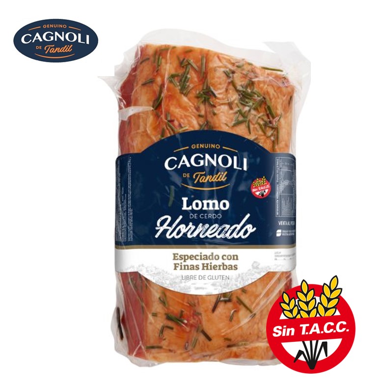 LOMO CAGNOLI HORNEADO F/HIERBAS  (1 KG)